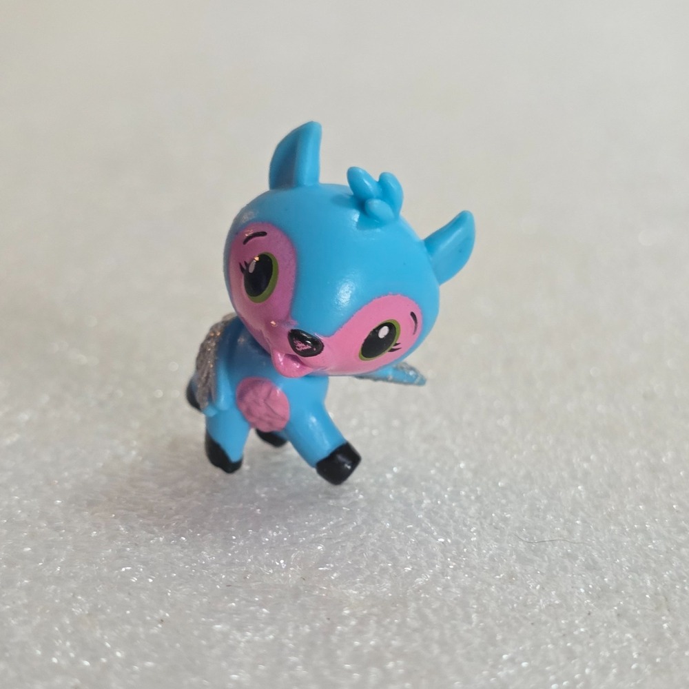 Spin Master Hatchimals CollEGGtibles Blue Pink Deeraloo Deer Figure 1 inch